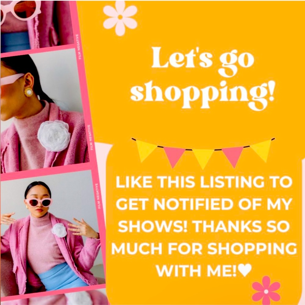 LIKE THIS LISTING TO BE NOTIFIED WHEN I GO LIVE🩷🎉🛍️